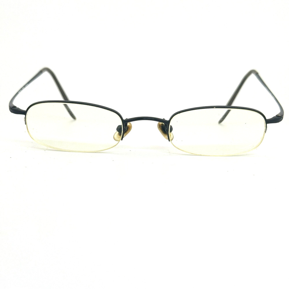Modo Com Eyeglasses Frame Mod 903‎ Black Half Rim 48-20-145 Japan H13767